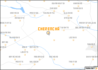 map of Cherencha