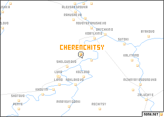 map of Cherenchitsy