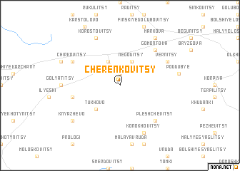 map of Cherenkovitsy