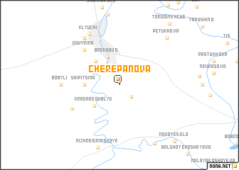 map of Cherepanova