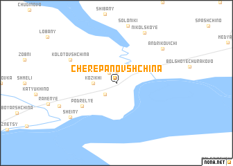 map of Cherepanovshchina