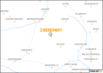 map of Cherepany