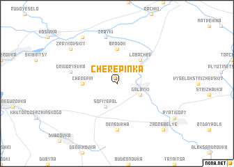 map of Cherepinka