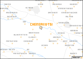 map of Cherepkivtsi