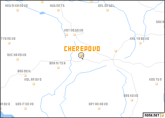 map of Cherepovo