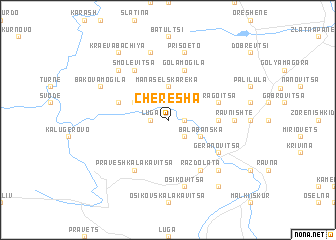 map of Cheresha