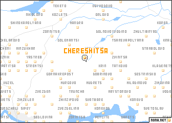 map of Chereshitsa