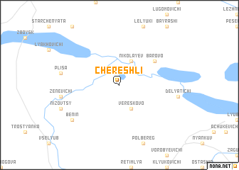 map of Chereshli