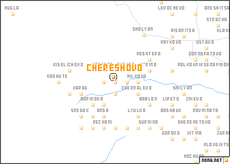 map of Chereshovo