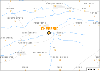 map of Cheresig