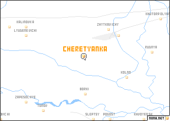 map of Cheretyanka