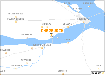 map of Cherevach