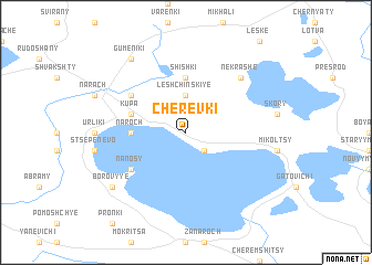 map of Cherevki