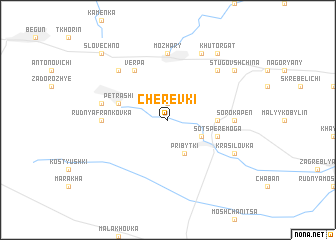 map of Cherevki