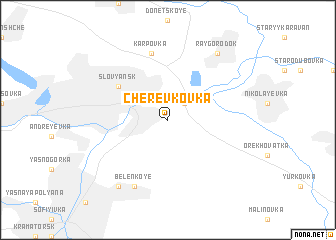 map of Cherevkovka
