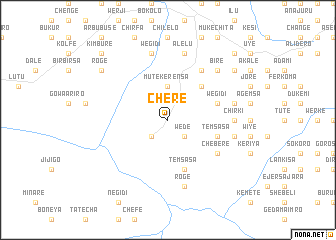 map of Cherē