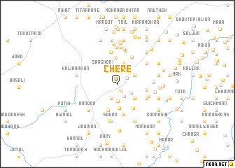 map of Chere
