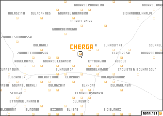 map of Cherga