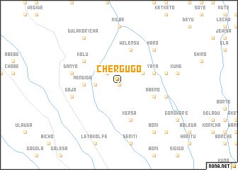 map of Chʼergugo