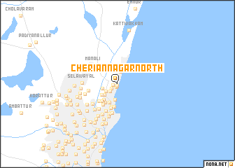map of Cherian Nagar North