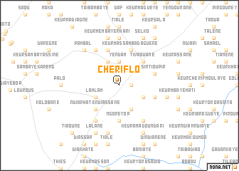 map of Chérif Lo