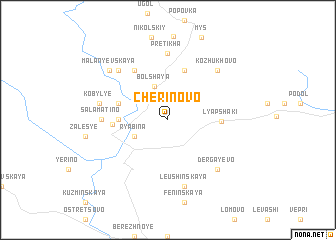 map of Cherinovo