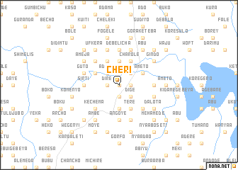 map of Chʼerī