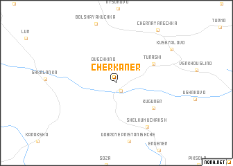 map of Cherkaner