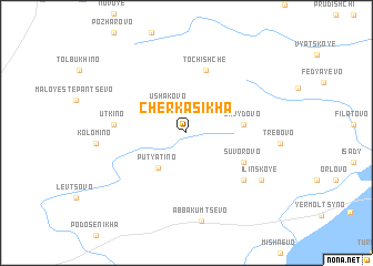 map of Cherkasikha