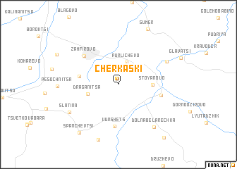 map of Cherkaski