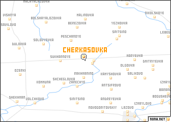 map of Cherkasovka