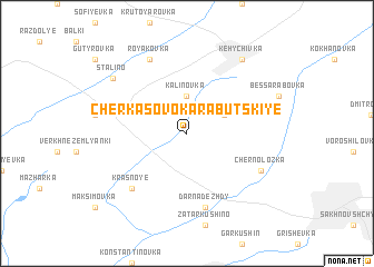 map of Cherkasovo-Karabutskiye