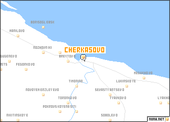 map of Cherkasovo