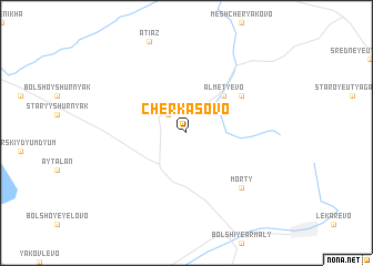 map of Cherkasovo