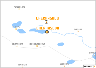 map of Cherkasovo