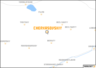 map of Cherkasovskiy