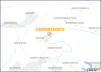 map of Cherkasskoye