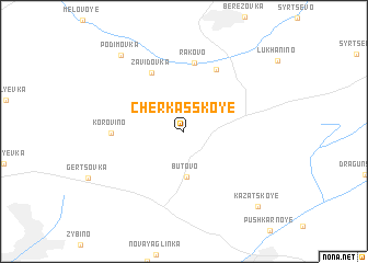 map of Cherkasskoye