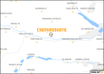 map of Cherkasskoye