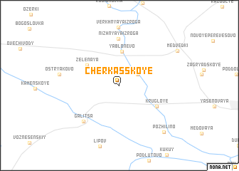 map of Cherkasskoye