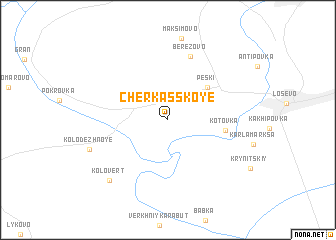 map of Cherkasskoye