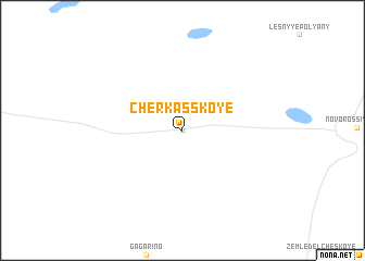 map of Cherkasskoye