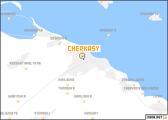 map of Cherkasy