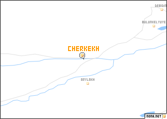 map of Chërkëkh