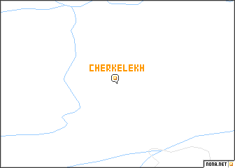 map of Cherkelekh