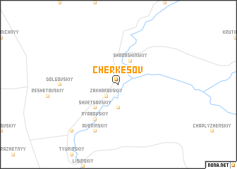 map of Cherkesov