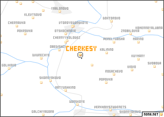 map of Cherkesy