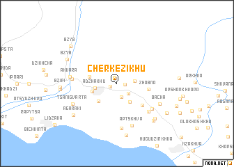 map of Cherkezikhu