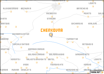 map of Cherkovna