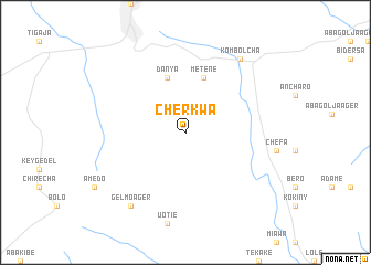 map of Chʼerkʼwa